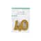 12 Packs: 20 ct. (240 total) 2" Gold 40 Glitter Confetti by Celebrate It™